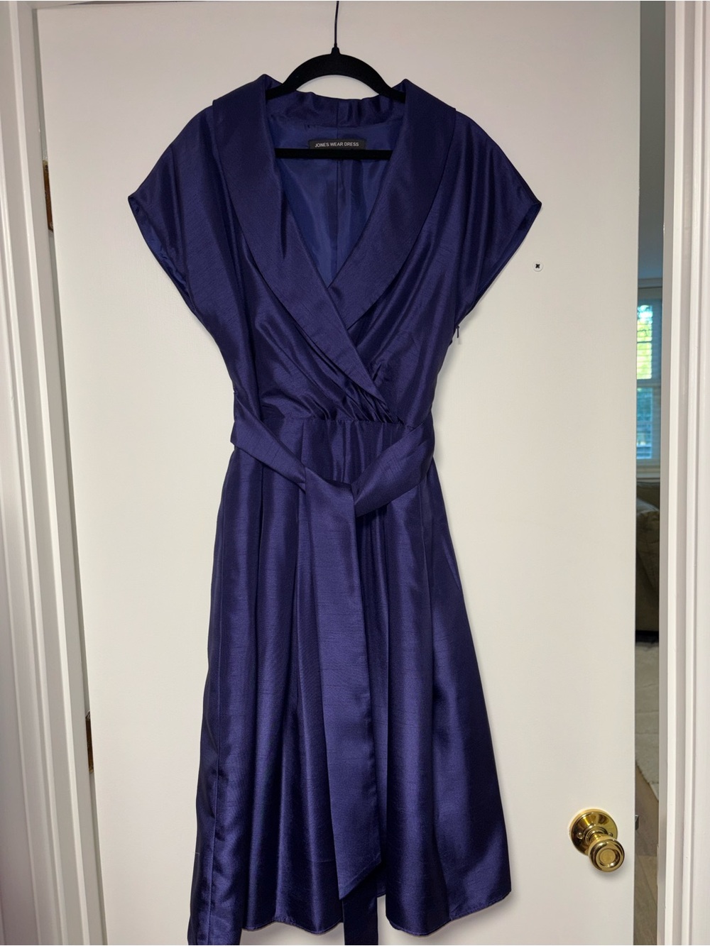 Jones Wear Deep Blue Midi Dress